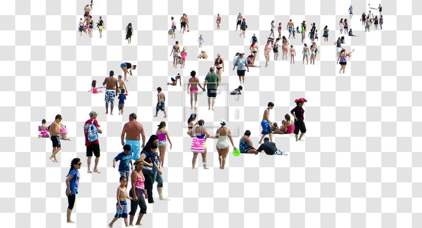 Crowd Graphic Design Standard Test Image - Travel - French People Transparent PNG