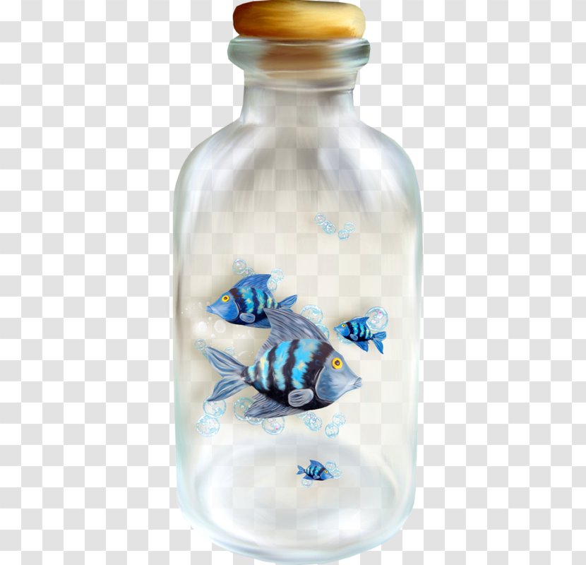 Fish In A Bottle Sushi & Grill Clip Art - Glass Transparent PNG