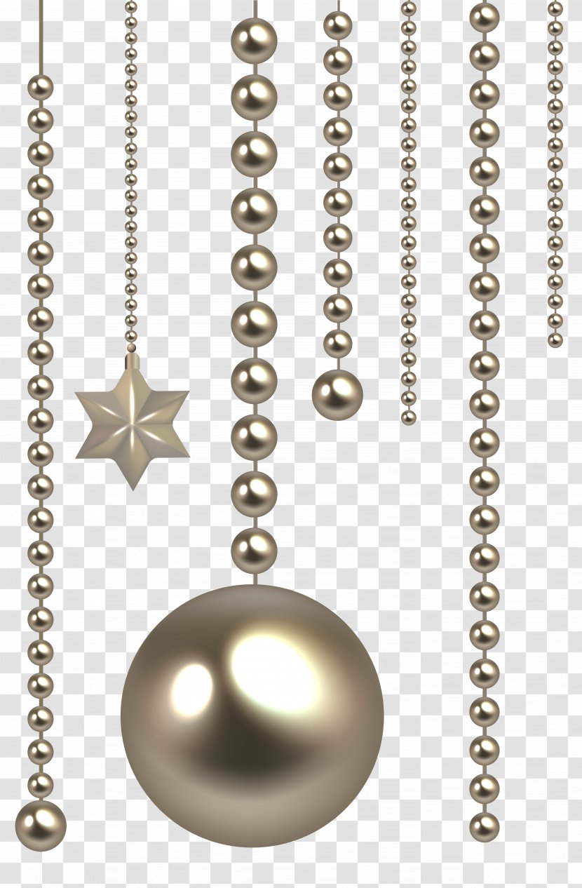 Bead Icon - Jewellery - Christmas Beads Clip Art Image Transparent PNG