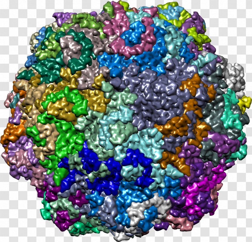 Bead Gemstone Purple - Electron Microscope Virus Transparent PNG