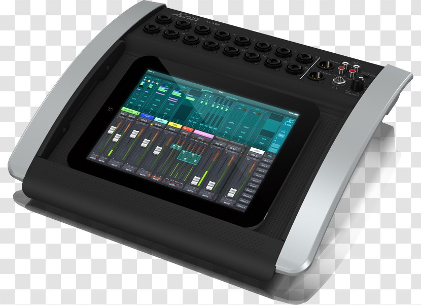 Digital Mixing Console Behringer X Air X18 Audio Mixers XR18 - Ipad Transparent PNG