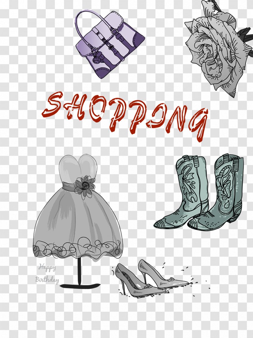 Clothing Shoe Poster High-heeled Footwear Illustration - Brand - Women Posters Transparent PNG