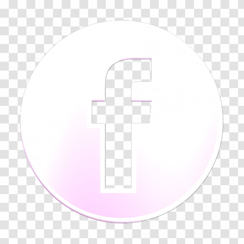 Circle Icon Facebook Gradient - Material Property Symbol Transparent PNG