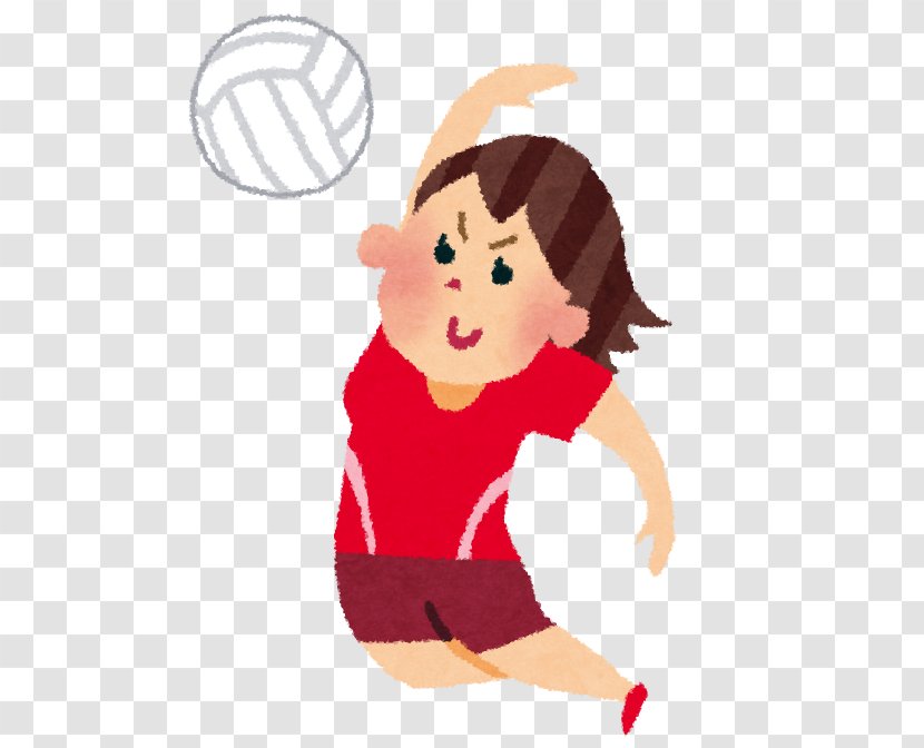 Japan Women's National Volleyball Team 全日本バレーボール高等学校選手権大会 ソフトバレーボール Men's - Cartoon - Sport Woman Transparent PNG