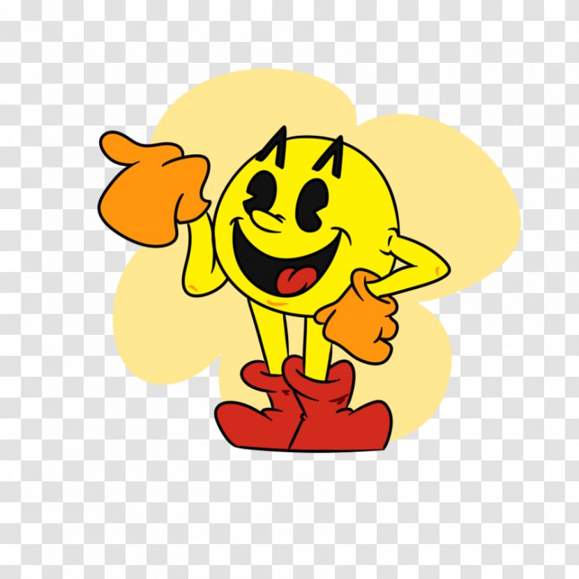 Pac-Man Video Games Akita Namco Smiley - Cartoon - Pac Man Ghost Transparent PNG