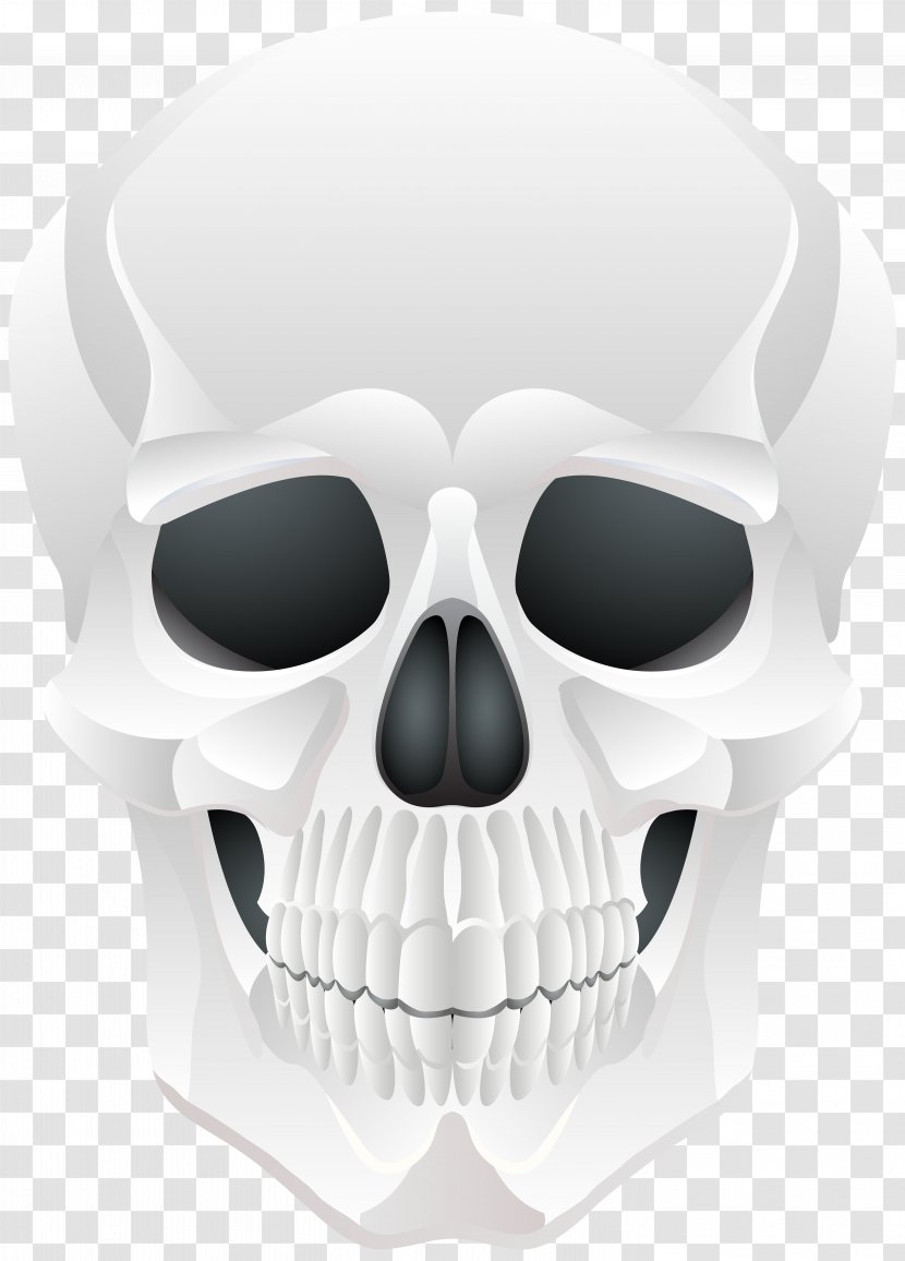 Halloween Skull Clip Art - Bone Transparent PNG