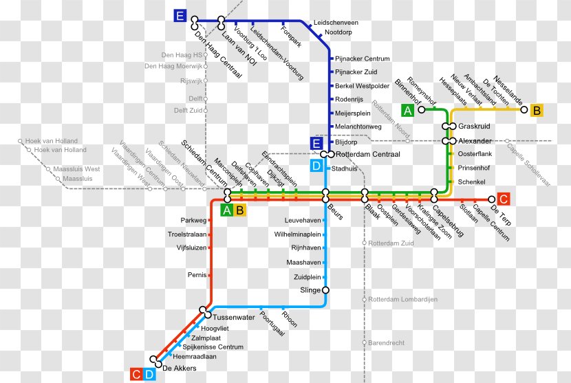 Rotterdam Metro Den Haag Centraal Rapid Transit 打折村 - Village - Station Transparent PNG