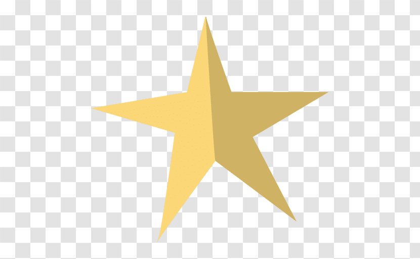 Star - Gold - Vector Transparent PNG