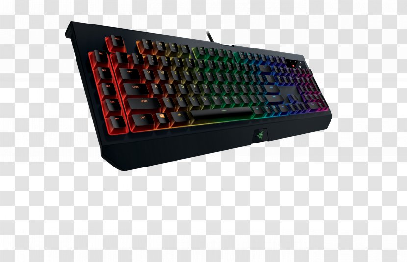 Computer Keyboard Gaming Keypad Razer Inc. Electrical Switches USB - Laptop Part Transparent PNG