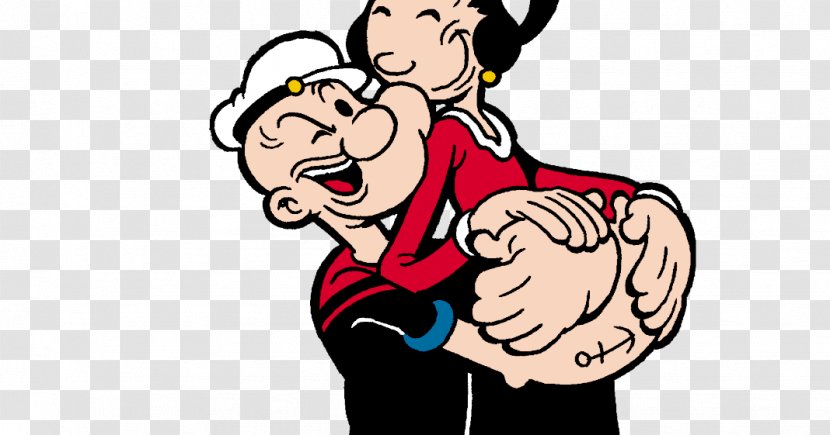 Olive Oyl Popeye Village Bluto Swee'Pea - Heart Transparent PNG