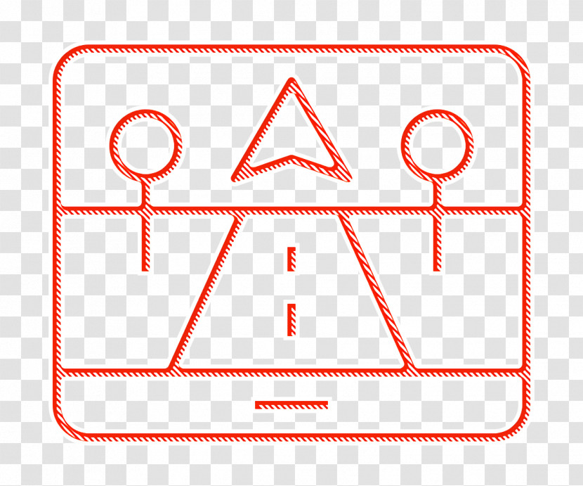 Tablet Icon Navigation Map Icon Pgs Icon Transparent PNG