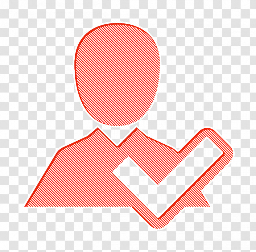 Dashboard Icon Verification Symbol Of A Man Icon Approve Icon Transparent PNG