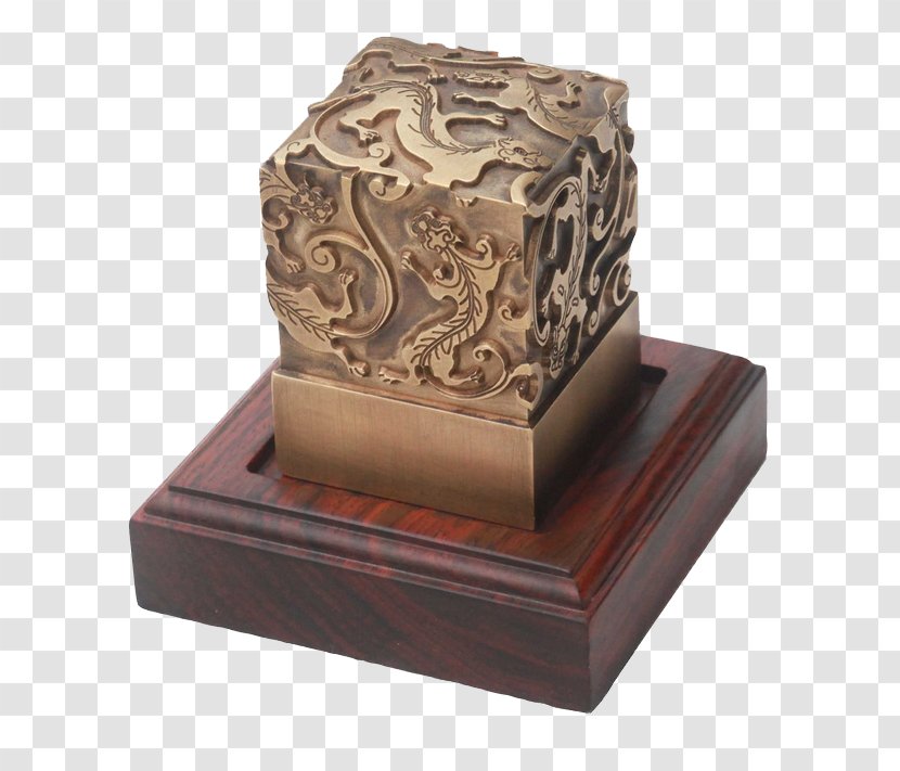 Kowloon Seal Wood - Box - Indian Stone Dragon Transparent PNG