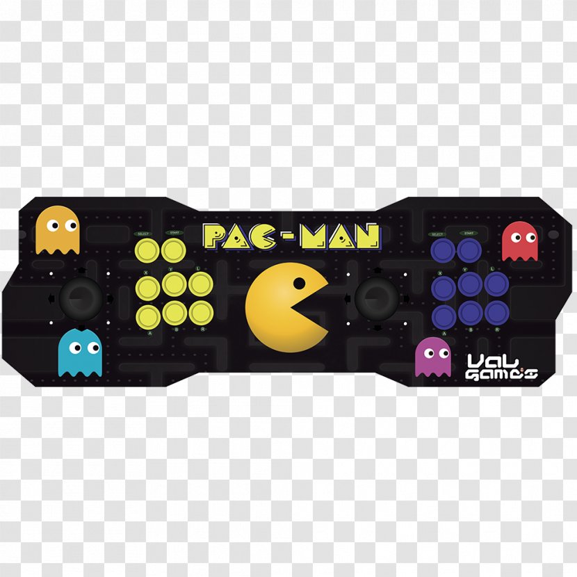 Pac-Man XBox Accessory PlayStation Game Controllers Video - Playstation - Modular Connector Transparent PNG