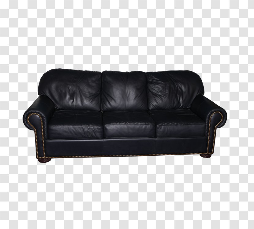 Loveseat Couch Furniture Chair - Stool - Black Sofa Transparent PNG