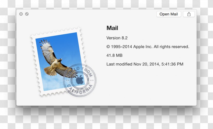 Email Box AOL Mail MacOS - Text Transparent PNG