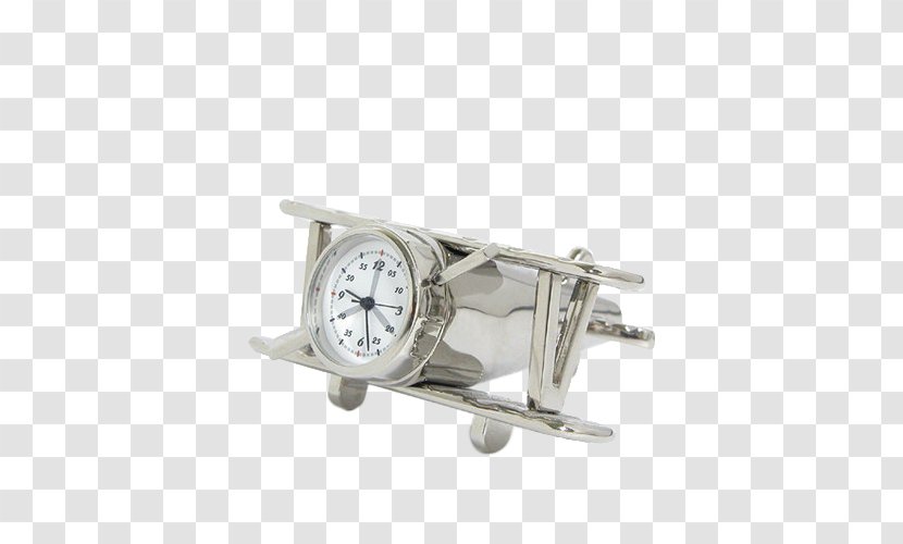 Silver Clock Watch - Metal - Creative Transparent PNG