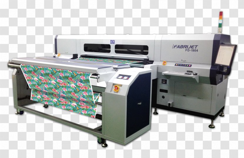 Machine Digital Textile Printing Industry In India - Cotton - Printer Transparent PNG