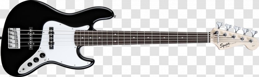 Fender Jazz Bass V Precision Guitar - Cartoon - Sunburst Transparent PNG