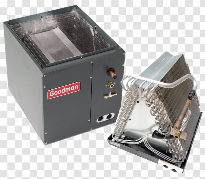 Furnace Goodman Manufacturing Evaporator Air Conditioning Heat Pump - Ton Transparent PNG