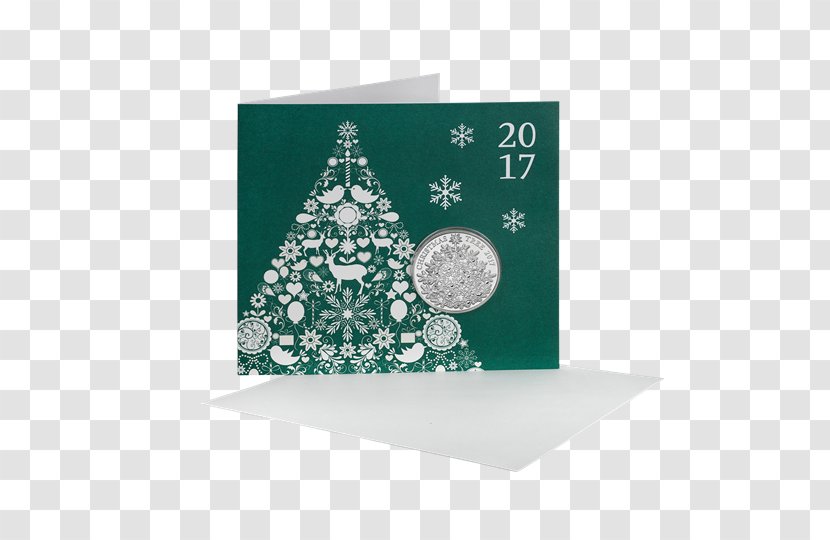 United Kingdom Christmas Tree Uncirculated Coin Transparent PNG