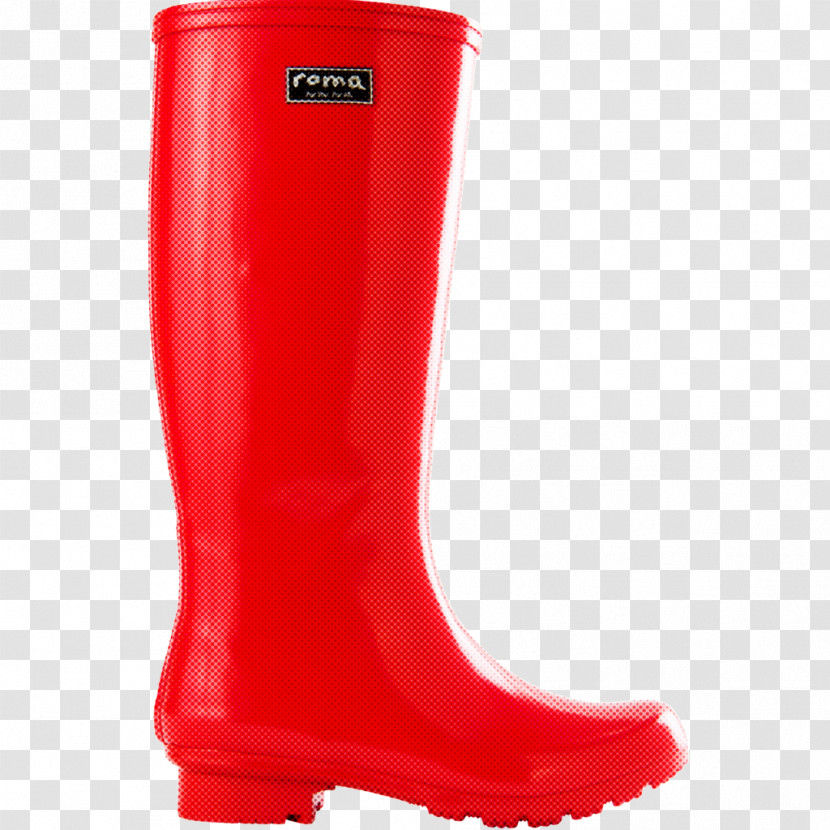 Footwear Rain Boot Red Shoe Boot Transparent PNG