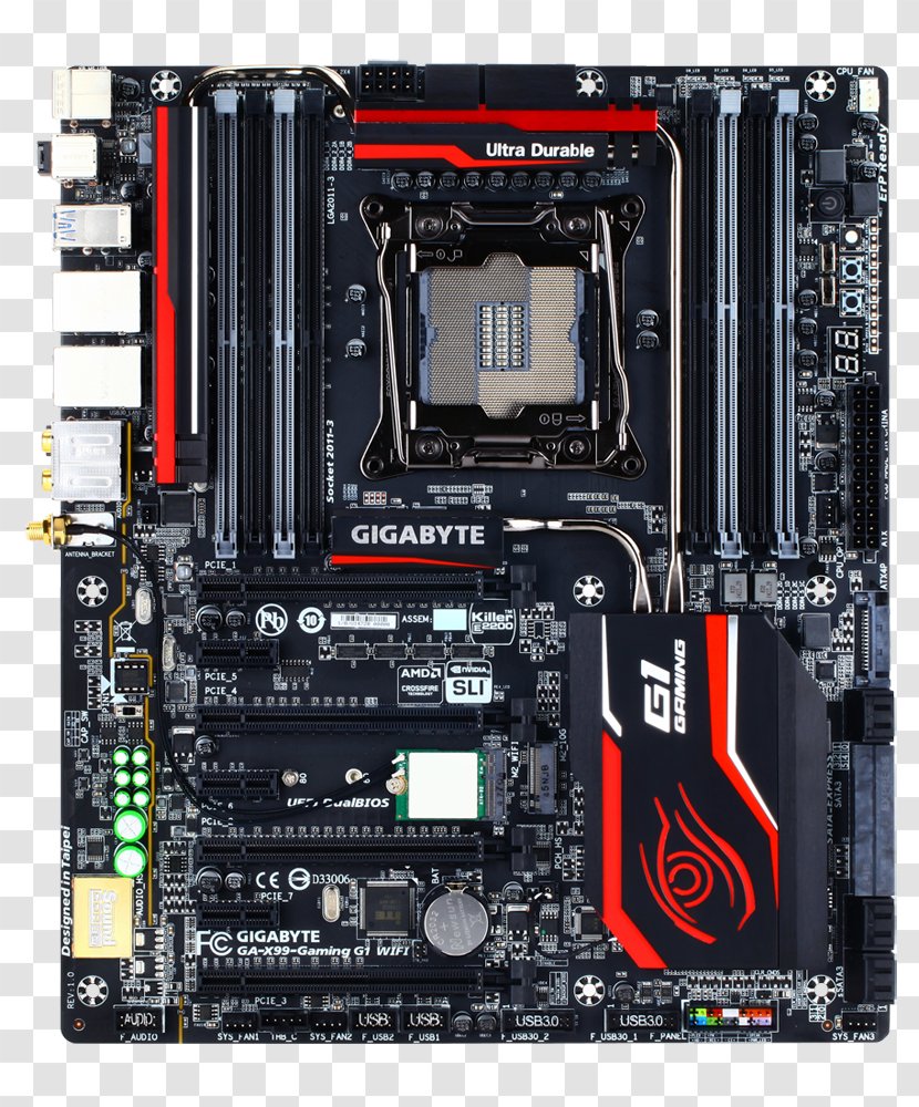 Intel X99 Motherboard LGA 2011 Gigabyte Technology - Computer Transparent PNG