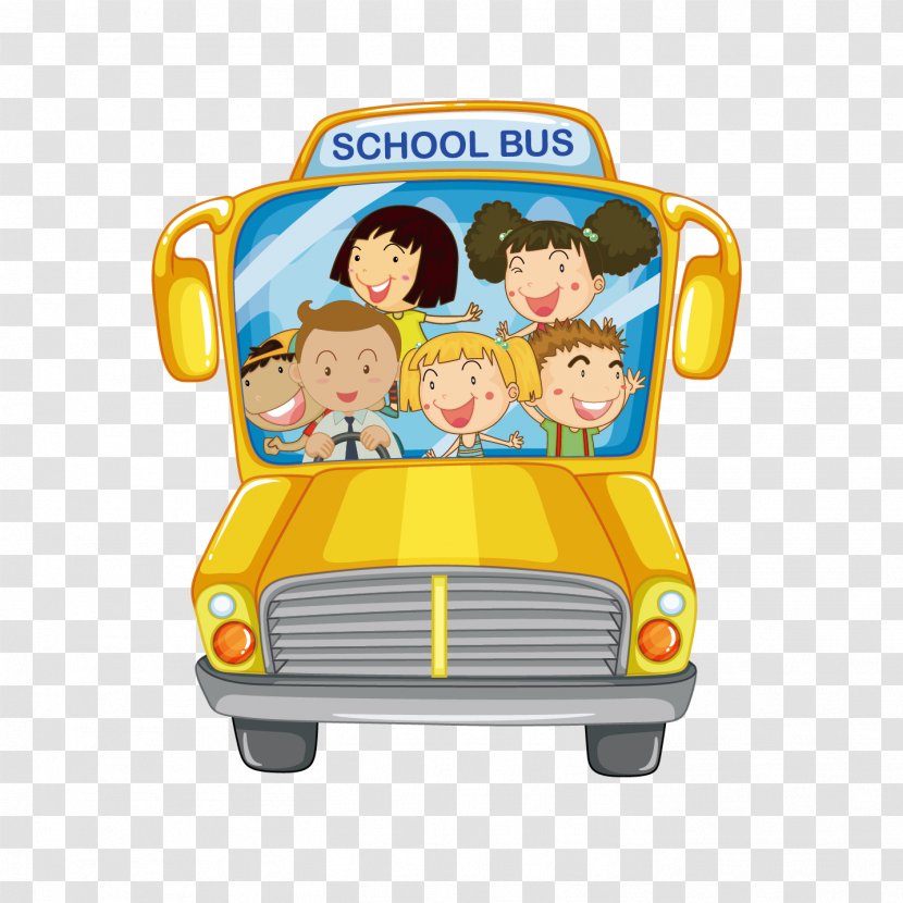 School Bus Royalty-free Illustration - Yellow Transparent PNG