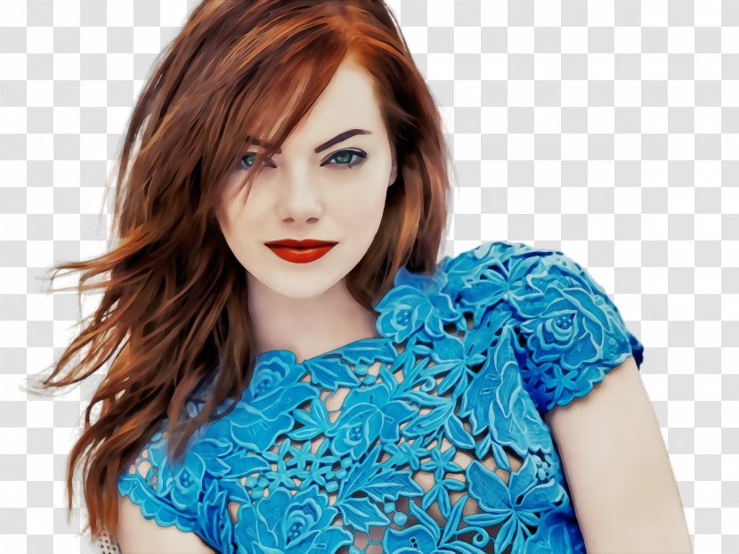 Auburn Hair - Neck - Bangs Model Transparent PNG