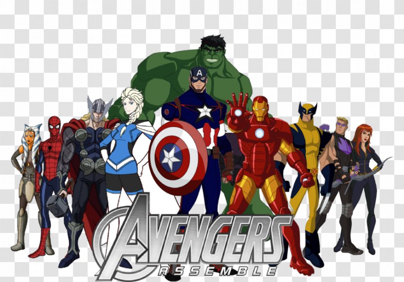Captain America Hulk Black Widow Thor Avengers - Assemble - AVANGERS Transparent PNG