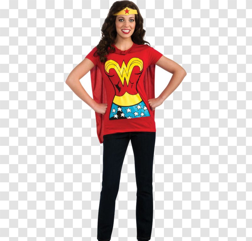 Wonder Woman T-shirt Costume Clothing Dress - Man Idea Transparent PNG