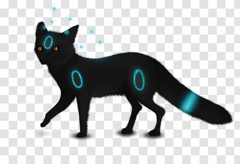 Whiskers Umbreon Digital Art Drawing - Fox - Small To Medium Sized Cats Transparent PNG