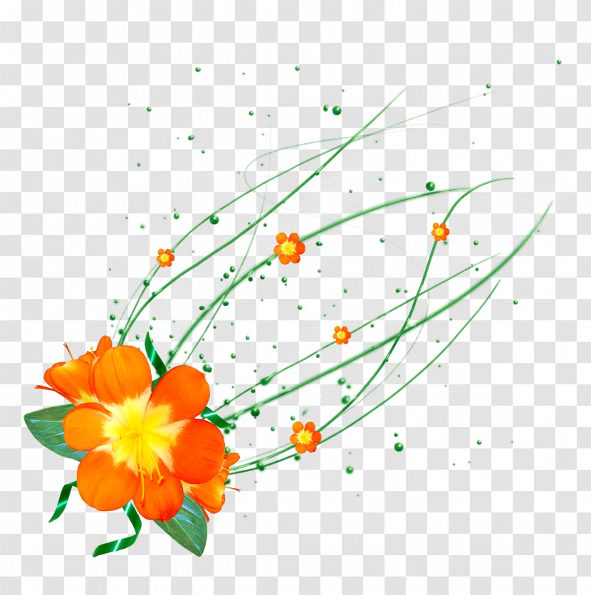 Floral Design Cartoon Flower - Yellow - Creative Bouquet Of Flowers Transparent PNG
