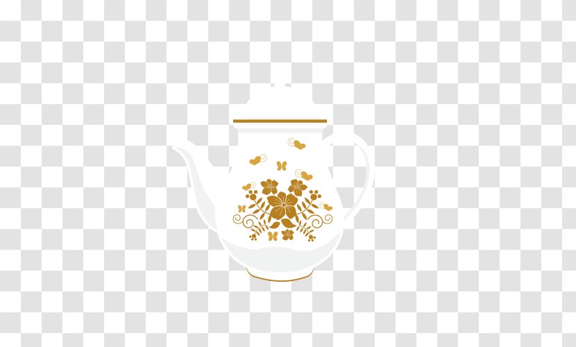 Coffee Cup Cafe Pattern - Kettle Transparent PNG