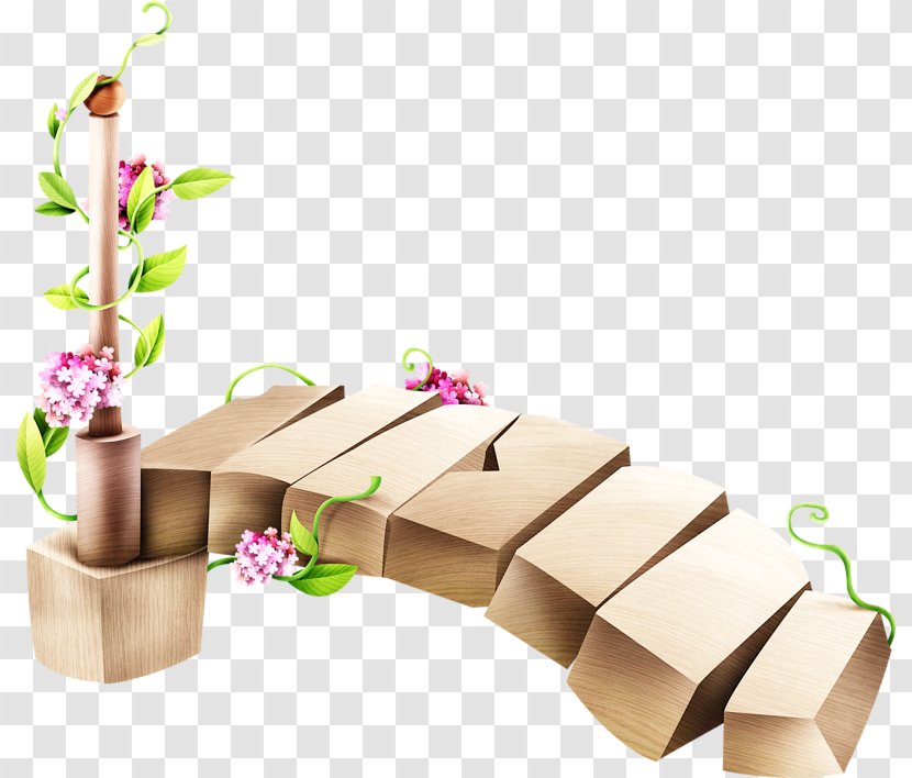 Stairs Designer - Table - Wooden Green Vines Transparent PNG
