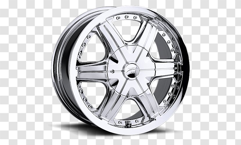 Alloy Wheel Car Tire Rim - Chrome Plating Transparent PNG