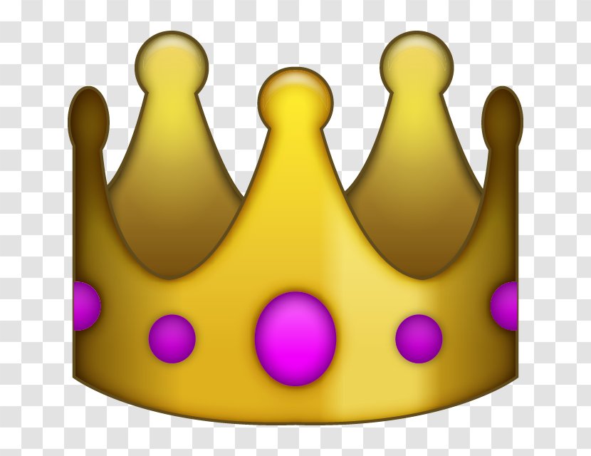 IPhone Emoji Social Media Sticker Crown - Heart - Queen Transparent PNG