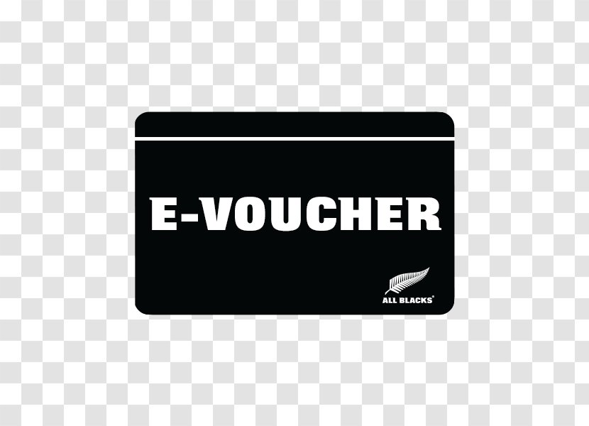 Gift Card New Zealand National Rugby Union Team Logo Font - Brand - Vouchers Transparent PNG
