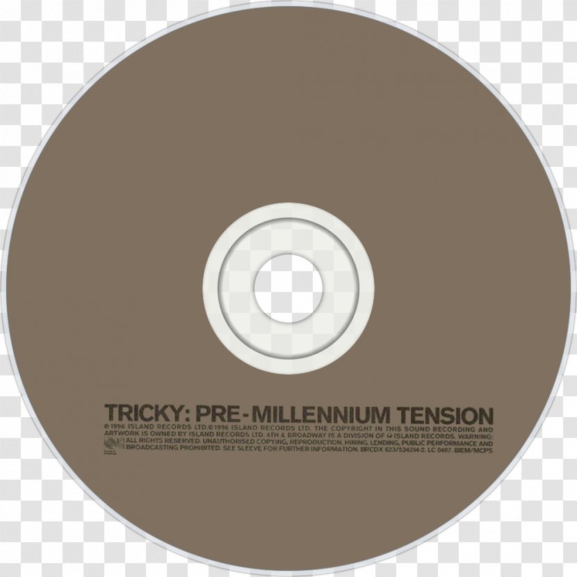 Compact Disc Pre-Millennium Tension Brand - Data Storage Device - Tricky Transparent PNG