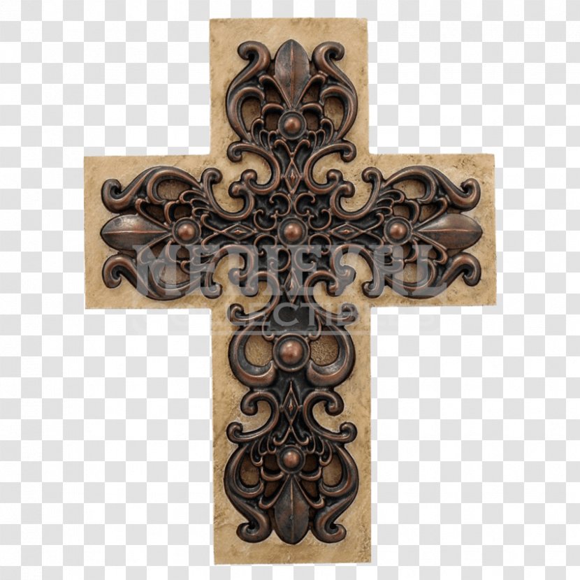 Cross-wall Statue Figurine Symbol Brown - Religion - Medieval Transparent PNG
