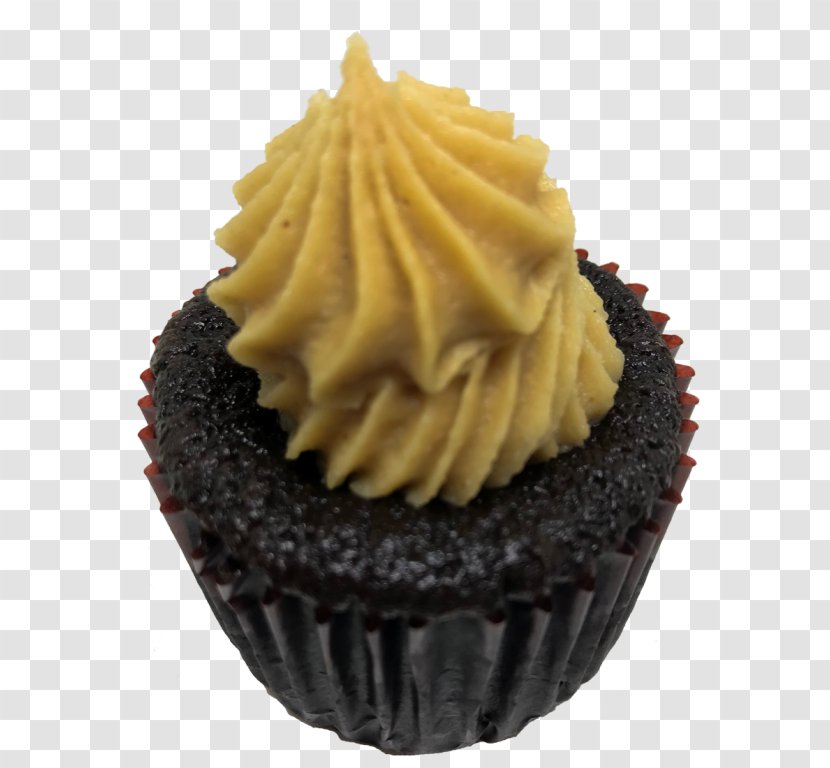 Cupcake White Chocolate Cream Frosting & Icing Reese's Peanut Butter Cups Transparent PNG