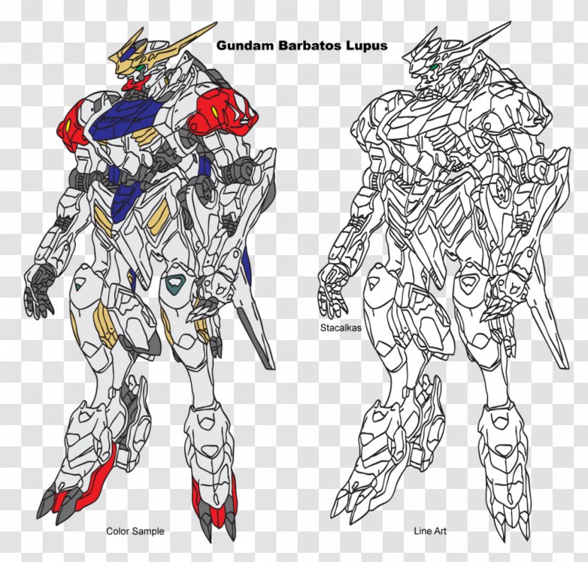 Mecha Gundam Drawing Sketch Line Art - Headgear - Blue Wolf Head Transparent PNG