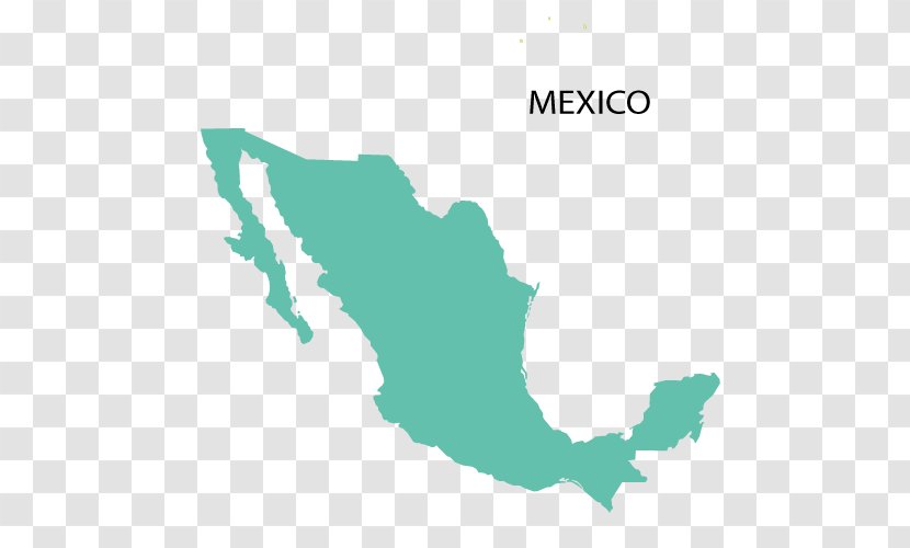 Mexico City Vector Map Blank - Flag Of Transparent PNG