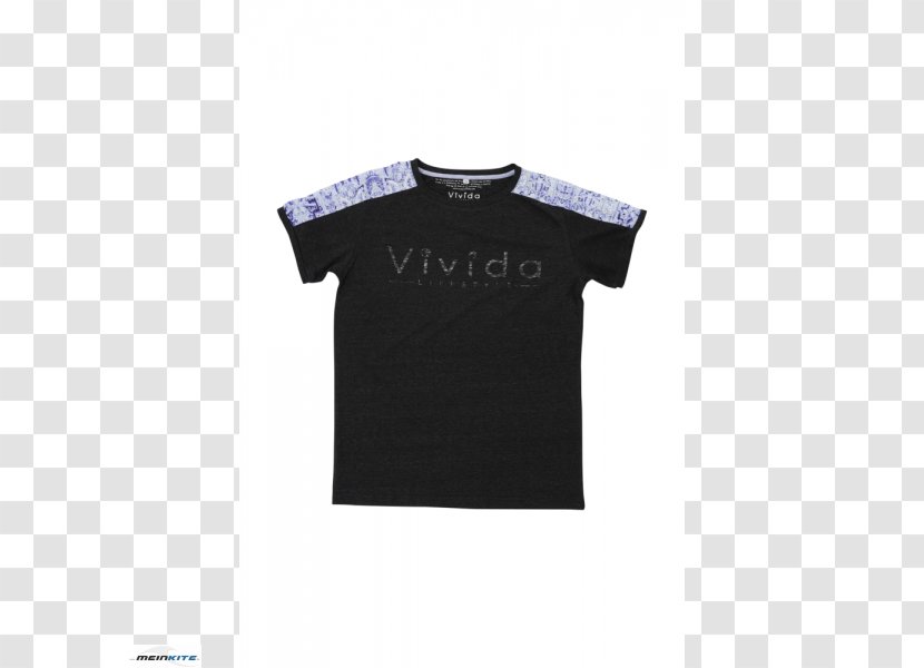 T-shirt Sleeve Angle Font - Black M Transparent PNG