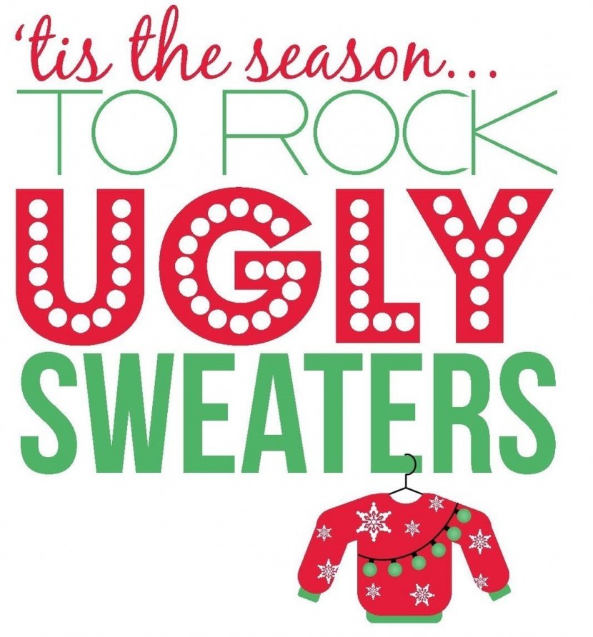 Christmas Jumper Party Sweater Clothing - Point - Work Cliparts Transparent PNG
