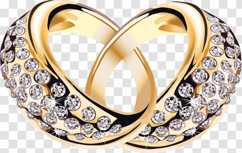 Wedding Ring Pandora Clip Art - Engagement - Gold Diamond Transparent PNG
