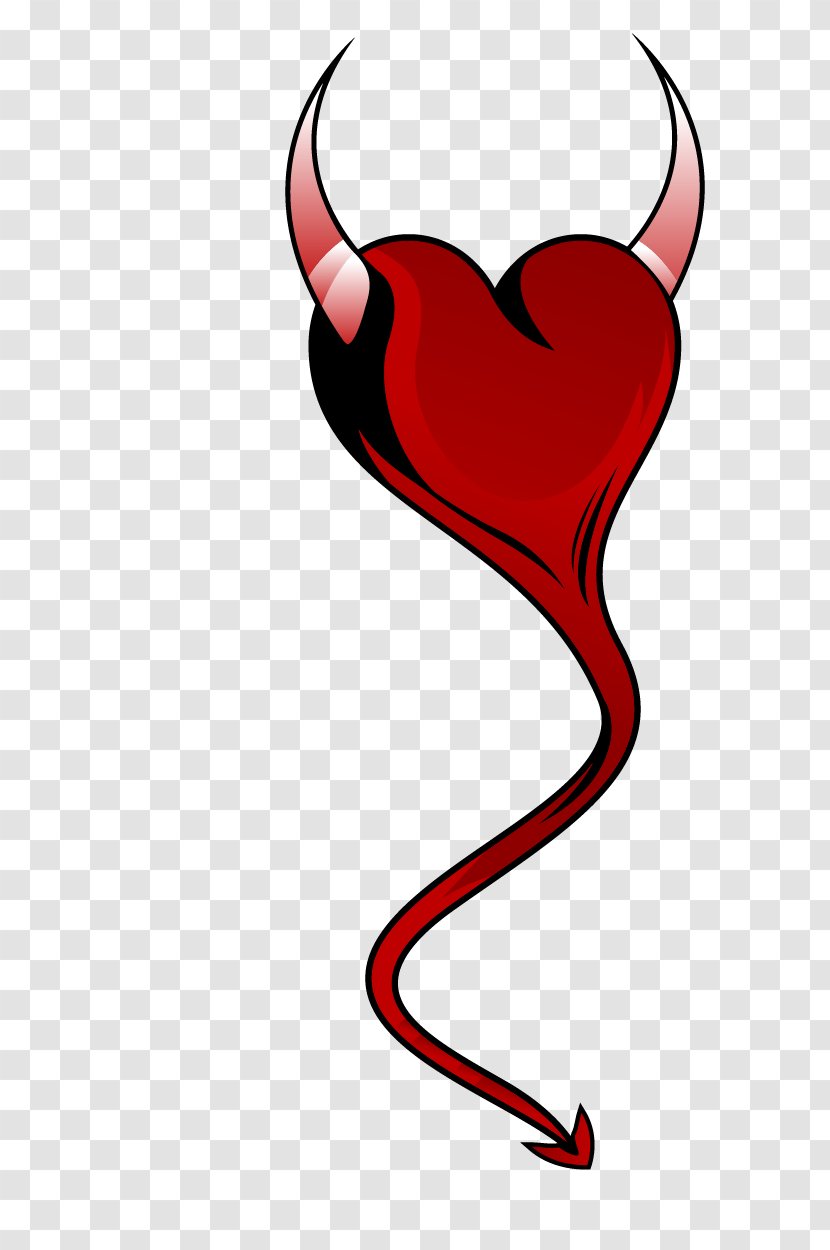 Twisted Horns Heart - Flower - Cartoon Transparent PNG