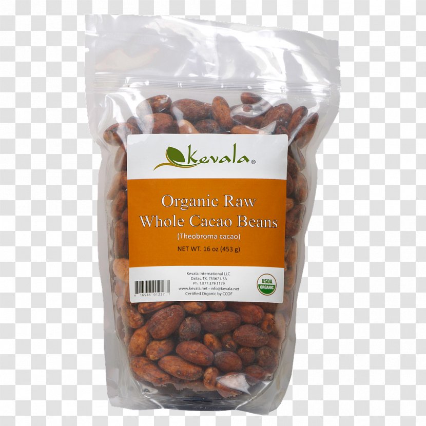 Organic Food Raw Foodism Peanut Cocoa Bean Chocolate - Ingredient Transparent PNG