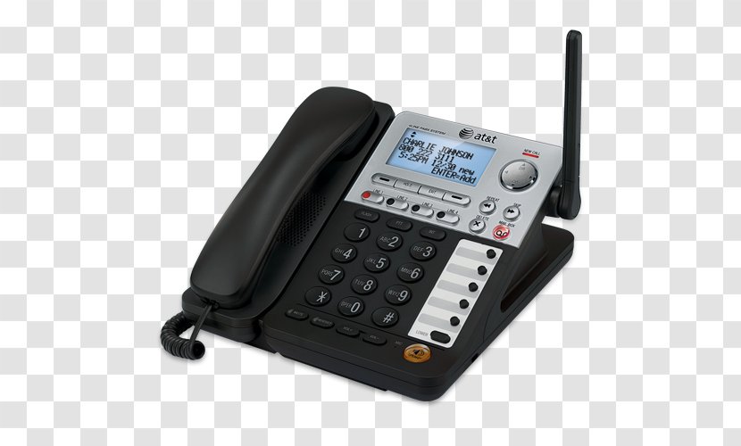 AT&T SynJ SB67138 SB67148 Cordless Telephone SB67108 - Telephony - Digital Enhanced Telecommunications Transparent PNG