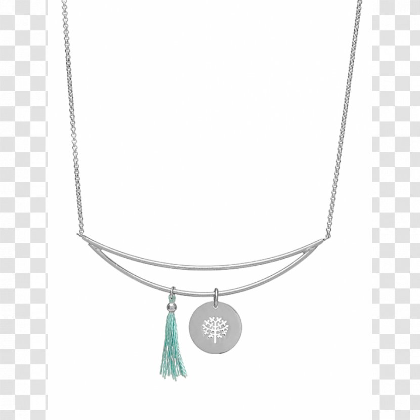 Locket Necklace Silver Medal Turquoise - ARVORE DA VIDA Transparent PNG